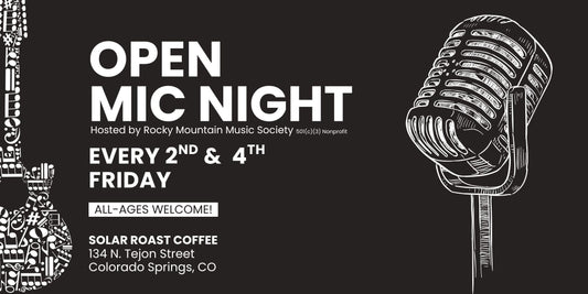 Open Mic, Colorado Springs, Colorado, Downtown, Open Mic Night, All Age, Music Nonprofit, Coffee Shop, Cafe, Live Music, Things To Do, Near Me